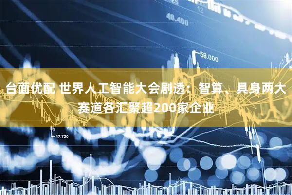 台面优配 世界人工智能大会剧透：智算、具身两大赛道各汇聚超200家企业